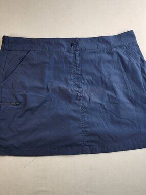 32 Degrees Cool Woman's XXL Navy Blue Skort Skirt Lightweight Spring Summer